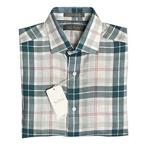 Daniel Cremieux Shirt Men's Small Signature Collection Button-Up Hemp Blend NEW